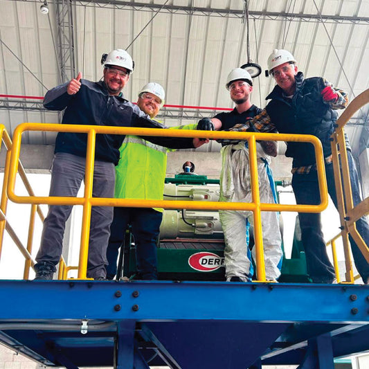Planta Piloto con ZAF Derrick Stack Sizer