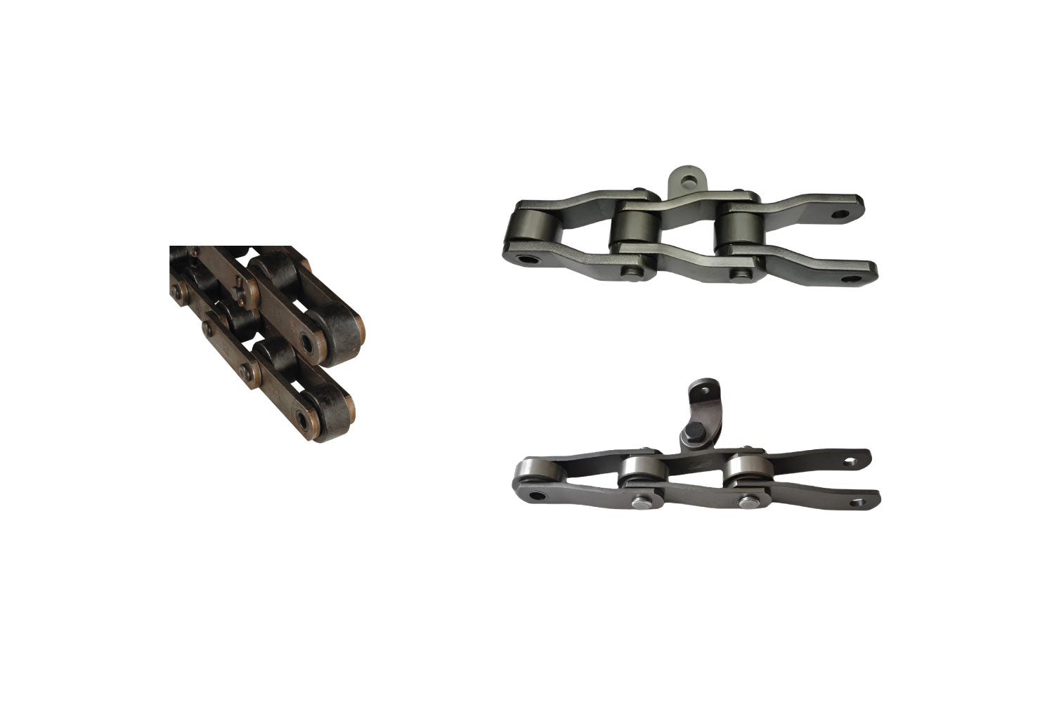 Cadenas de acero solado y cadenas forjadas, diseñadas y fabricadas para durar más en las aplicaciones más exigentes, las cadenas de ingeniería Rex ofrecen mayor productividad y un funcionamiento confiable y continuo, menores costos de reemplazo y tiempos de parada.